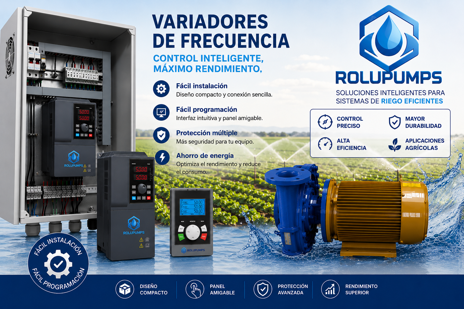Variador de Frecuencia SD600 ROLUPUMPS